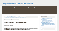 Desktop Screenshot of capilladelsenor.net