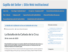 Tablet Screenshot of capilladelsenor.net